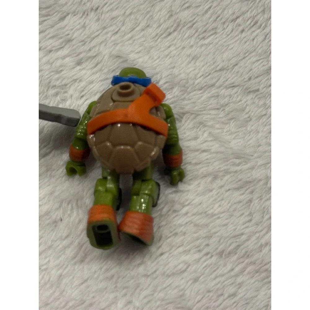 TMNT Leonardo Playmates Half-Shell Heroes & Mega Bloks Action Figure‎ Lot